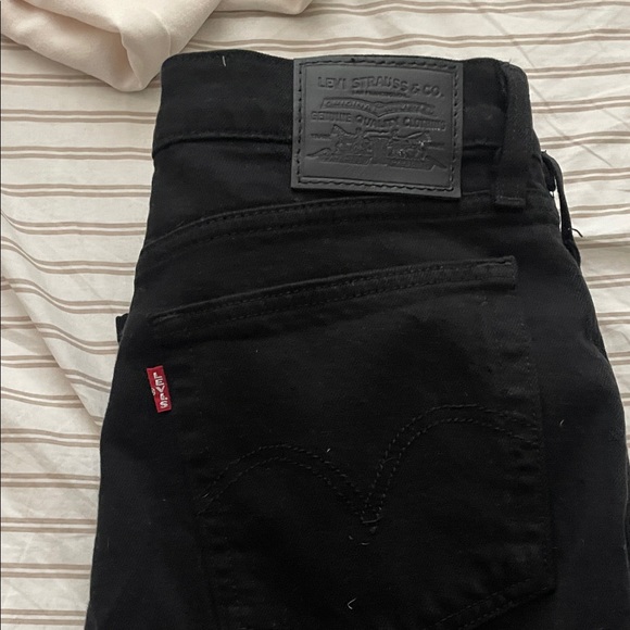 Black Wedgie Straight Jeans - Size 27 - Picture 3 of 7